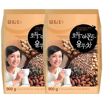 메가커피 담터 호두아몬드율무차 900g 2개세트
