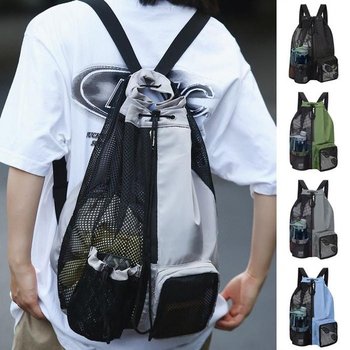 싸이클 라이더 러닝 스포츠 헬스 메쉬 물놀이 아웃도어 스트링 백팩