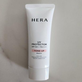 NEW 헤라 유브이 프로텍터 톤업 선크림 피치 50ml (SPF50+)
