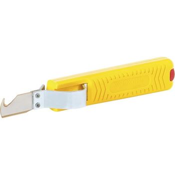 [해외] 영국 조카리 전선 와이어 탈피기 JOKARI 10282 Cable Knife Standard with Hooked Blade Yellow/