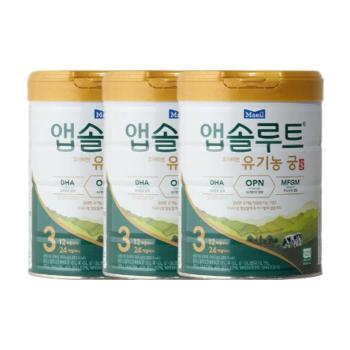매일유업 앱솔루트 유기농 궁 3단계 800g x 3개 (S46129750)