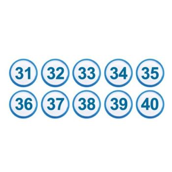 (P)아트사인 LH02CZ11 아이넘버 파랑31~40(1313/지름35/10개입)