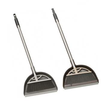쓰레받기 마당비 긴 빗자루 비세트 손잡이 세트