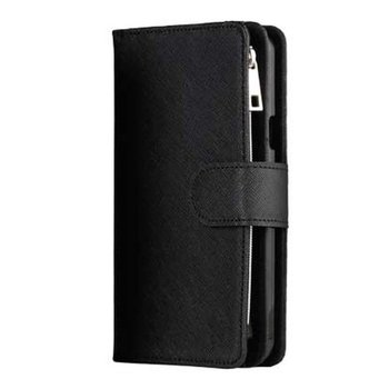 [미스터마켓] 갤럭시S3 리미트 천연소가죽 카로 지퍼 다이어리 케이스 카드 동전 현금 수납 E210 M440