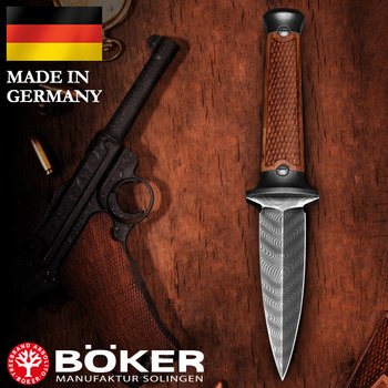 BOKER 독일 보커나이프 P08 다마스커스(F) 캠핑나이프 호신용칼 군용나이프