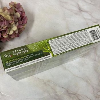 죽염 허브 후레쉬 130gx3입 치약 내츄럴 안전한치약 칫솔 천연치약 입냄새 충치