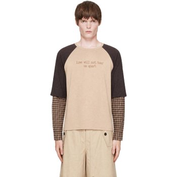 [해외] 에곤랩 브라운 Tinder x Safe Place 러브 티셔츠 AW26 SH 005 A AW26-031 Brown jerse