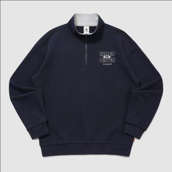 르꼬끄 QR323LFS95 A-HOT 유니 백그래픽 하프집업 / DARK NAVY (S52664034)