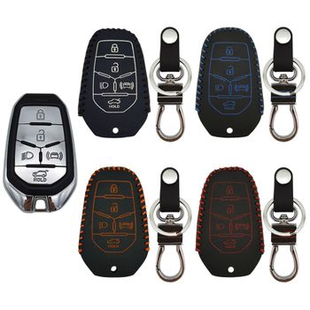 YN협력업체 2020년형 G4 렉스턴 스마트키 5버튼 가죽 키케이스