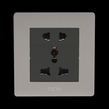 매입콘센트(A69)유럽형 다국적 2P+3P(스틸 A69-C06)