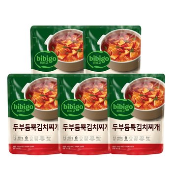 CJ 비비고 두부듬뿍김치찌개 460g x5개