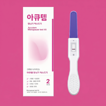 아큐템 갱년기테스트기 2개입 폐경 생리변화 자가진단 셀프키트