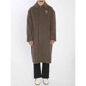 [해외배송] 골든구스 저니 버진 울 싱글브레스트 코트 GMP02344P002091 60184