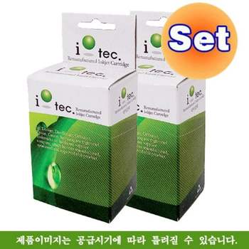 HP 682SIV46 CC654AA CC656AA 재생잉크 검정 칼라 세트