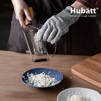 휴바트 듀얼 강판 치즈그레이터 우드핸들