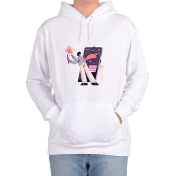 후드티 그림선택 온라인 취미 SNS 홀로 얼리어답터