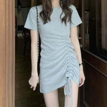 모노무드 은플레이스 스트링 디자인 미니 포인트 심플 전면 여름여자옷 여