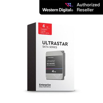 Western Digital 공식판매원 WD ULTRASTAR HA340 3.5 4TB 7200RPM 1PACK HDD 하드디스크 WUS721204BLE6L4