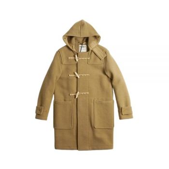 MC5750 52 CAMEL GLOVERALL 몬티 남성 후드 더플 코트 2498376
