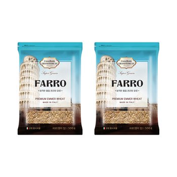 [행사상품] 더프레시 곡물마켓 파로 500g 2봉 + 수입산 귀리 500g 1봉 증정