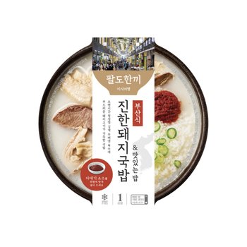 팔도한끼 부산식 진한돼지국밥 461g x 9개