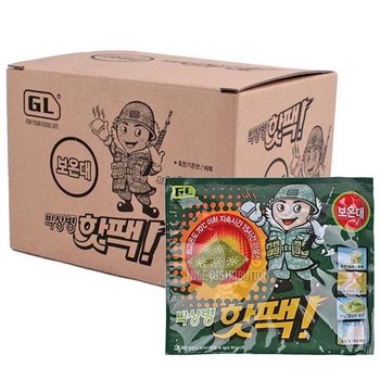 박상병 핫팩 x1박스(10개)손난로 군용 포켓 겨울 군인 (52917114)