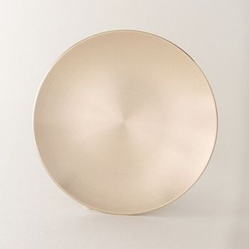 이태석 공방유기 방짜유기 원형접시 소 17cm(WB76168)