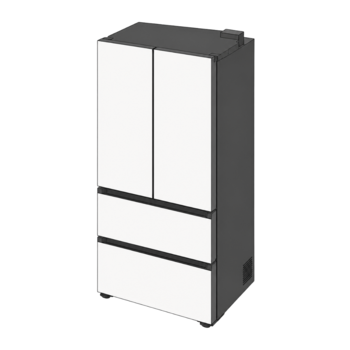 삼성 비스포크 AI 김치냉장고 4도어 490L 에센셜 화이트 RK70F49M2Z 맞춤숙성
