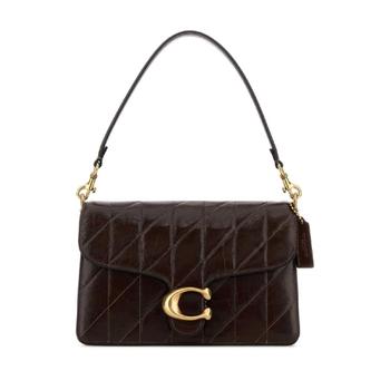 [해외] [X45]COACH NEW YORK CAF55 B4MAPLE Chocolate leather Tabby shoulder bag