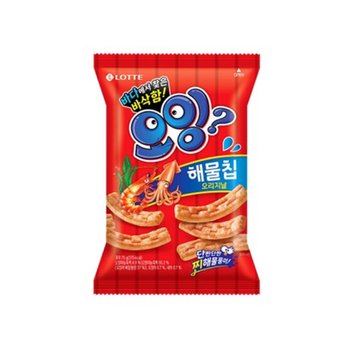 롯데 오잉 해물칩 오리지날 75g x 12개