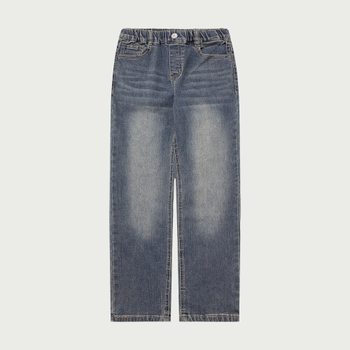 틴즈 여아 풀밴딩 스트레이트 데님팬츠[14530-155-602-10-277]