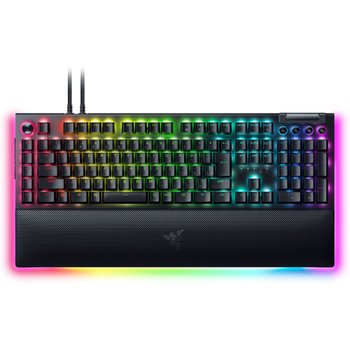 [해외] Razer BlackWidow V4 Pro KR Yellow Switch Chroma RGB 레이저 커맨드 다이얼&추가 매크로 키나