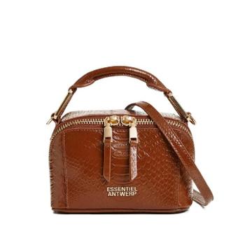 25 FW 에센셜 앤드워프 바비 크로커다일 이펙트 숄더 백 JUSSI TP449843741