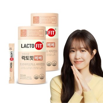 락토핏 베베 30포 2통