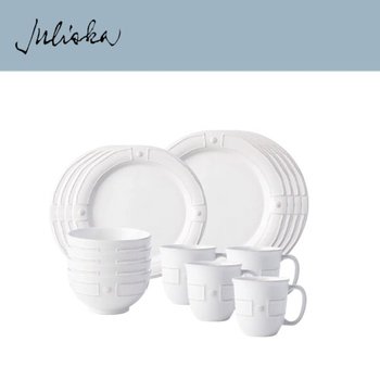 [해외] 줄리스카 Berry and Thread French Panel 16pc Setting - Whitewash (1set / 16pc)