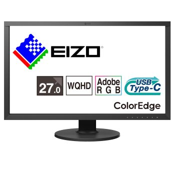 [해외] 에이조 컬러엣지 CS2731-ZBK 모니터 27.0형 WQHD, USB Type-C, Adobe RGB 99%, 블