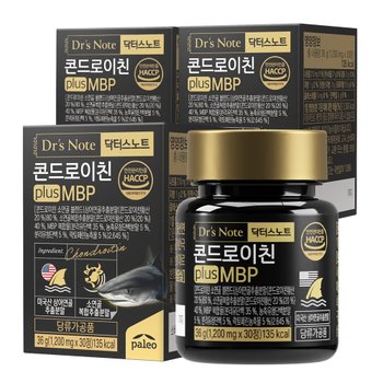 팔레오 닥터스노트 콘드로이친 plus MBP 30정 3박스 3개월분