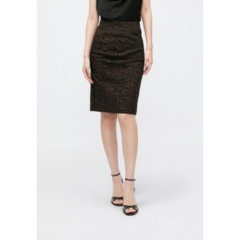게스 CRETA LONGUETTE Pencil skirt brown 7500682