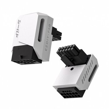 EZDIY-FAB SHIELD 12V-2X6 RVS 90도 어댑터 (화이트)