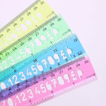 펀앤쇼핑 자 세트 30cm 4P X ( 3매입 )