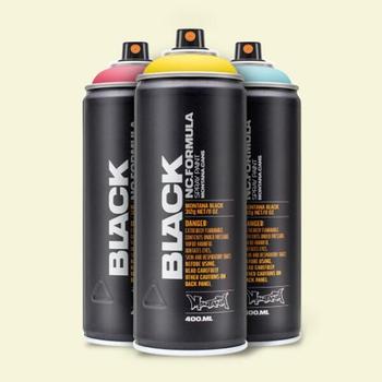 아트박스/한가람문구 몬타나 스프레이 몬타나 블랙 400ml BLK4060 Galaxy