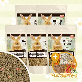 스위트버디 데일리 어른토끼용 사료 650gx5개 성토 펠렛