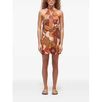 25 FW Osklen 가든 파티 홀터넥 미니 드레스 75319 TP447797397