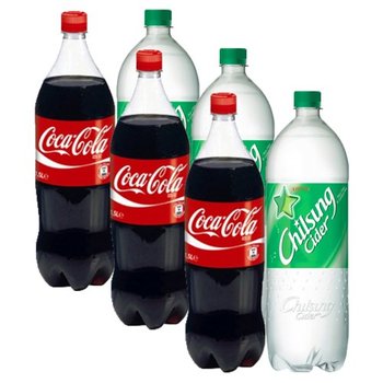 코카콜라 업소용 1.25L 3입+칠성사이다 업소용 1.25L 3입
