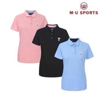 뮤시 등판 캐릭터 포인트 셔츠 MU21322TS01