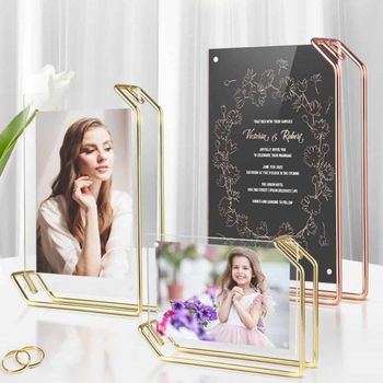 카페 투명 메뉴판 탁상액자 계좌번호안내판