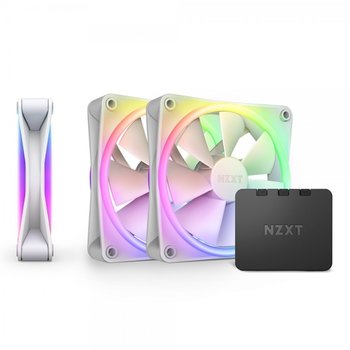 <b>NZXT</b> <b>F120</b> RGB DUO (컨트롤러/3팩, 화이트) 시스템 쿨러