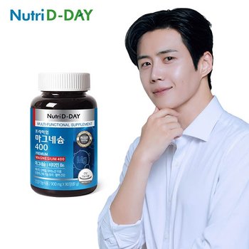 뉴트리디데이 프리미엄 마그네슘 400 90정 1병 3개월분