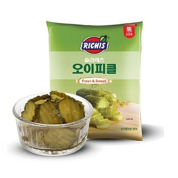 샌드위치용 슬라이스 오이피클 슬라피 파우치 3kg (52023303)
