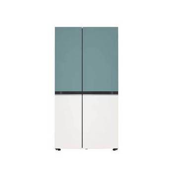 LG 디오스 냉장고 S834MTE011 클레이민트 베이지 832L